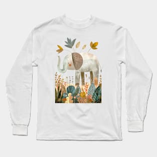 Elephant in the jungle Long Sleeve T-Shirt